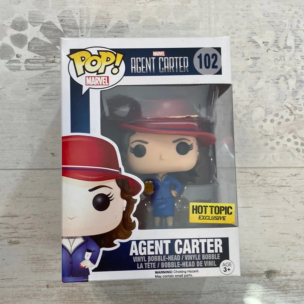 Funko Pop Agent Carter #102 Marvel Bobble Head - Picture 1 of 10